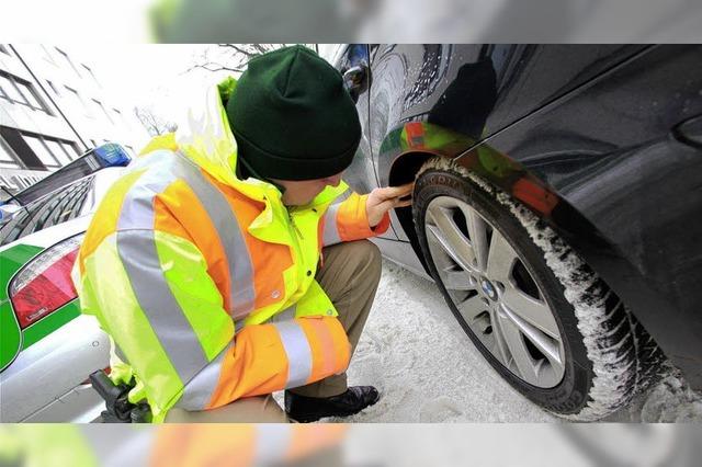 Schwierige Verhltnisse im Winter