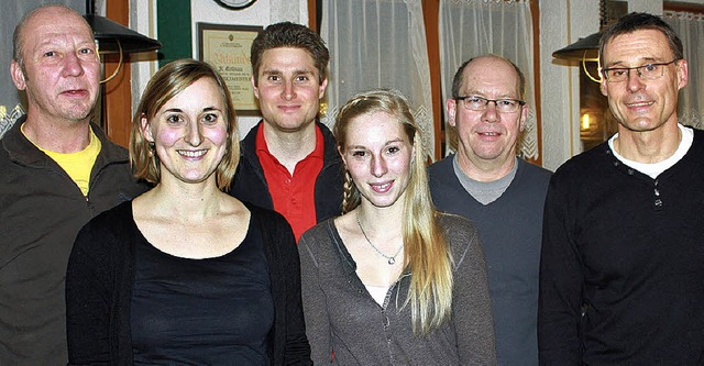 Der neue Elzwelle-Vorstand (von links)...rer), Frank Schweikert (Vorsitzender)   | Foto: Joel Perin