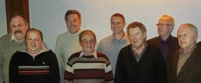 Ehrenvolle Mitglieder: (von links) Fri...fred Rudolf Julius Erb, Erich Selchow   | Foto: dieter fink