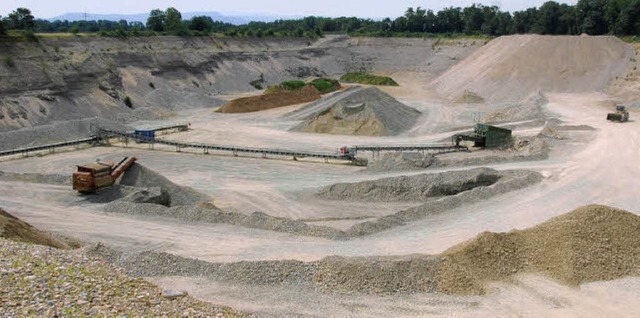 Holcim will die Kiesgrube in Haltingen...wasserschutzprogramm am Rhein nutzen.   | Foto: LAUBER