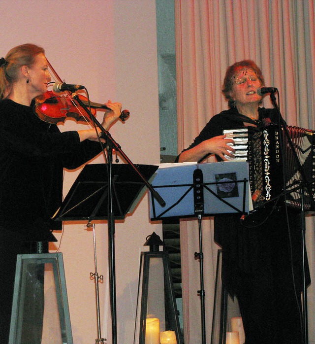 Konzert &#8222;Duo Wajlu&#8220; im Pfarrzentrum Waldkirch  | Foto: Linus Joos