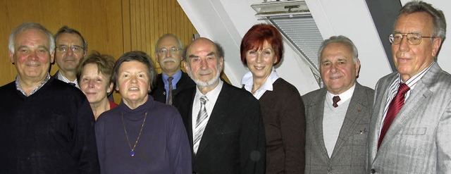 Der alte und neue Vorstand des Geschic...treter Jacques Kauffmann (von rechts)   | Foto: Philipp