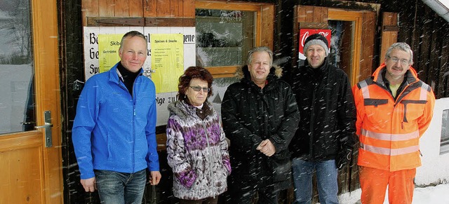 Neuer Kiosk an der Mittelstation des S..., Christian Behringer und Georg Mller  | Foto: Christiane Seifried