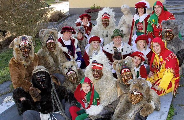 Die stille Zeit, in der sich Hrus Lut...r Fasnacht ist schon  in vollem Gang.   | Foto: Gabriele Decker