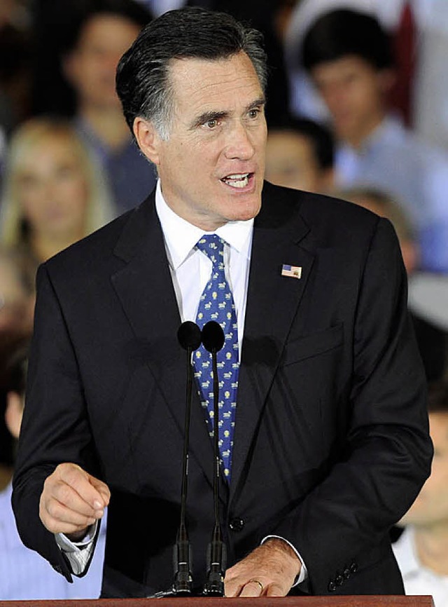 Wieder oben: Mitt Romney   | Foto: dpa