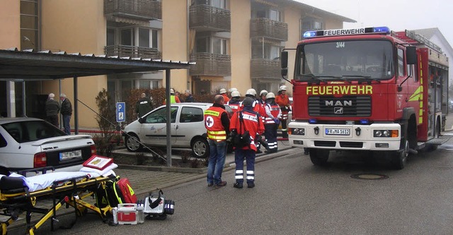 Nur tot geborgen werden konnte von Kr...nt  ein Schwelbrand ausgebrochen war.   | Foto: mario schneberg