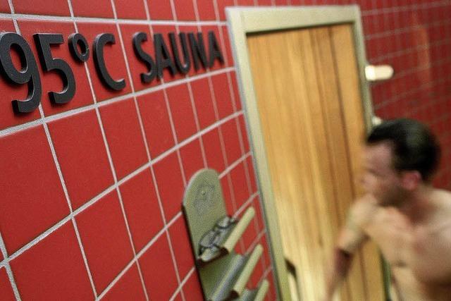 Flucht in die Sauna: Manche mgen’s hei