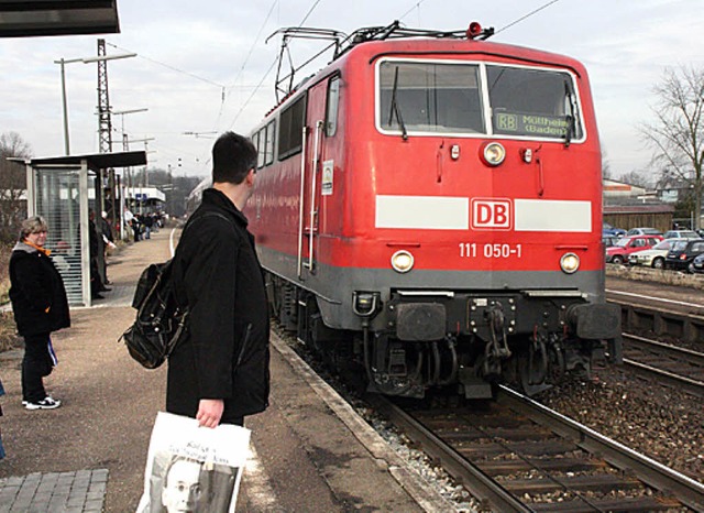 Bis 2013 stellt der Bund 418000 Euro f...m Bahnhof Riegel-Malterdingen bereit.   | Foto: Martin Wendel