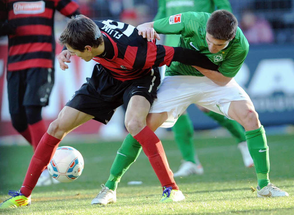 Abwechslungsreich zum Unentschieden: 2:2 – so endete das Bundesligaspiel zwischen dem SC Freiburg und Werder Bremen.