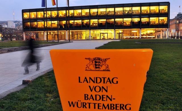 Viele Fenster hat der Landtag schon je...rsaal zum rger von Guido Wolf nicht.   | Foto: dpa