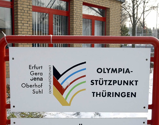 Ort der neuesten Dopingaffre in Deuts...d: der Olympiasttzpunkt   in Erfurt.   | Foto: DPA