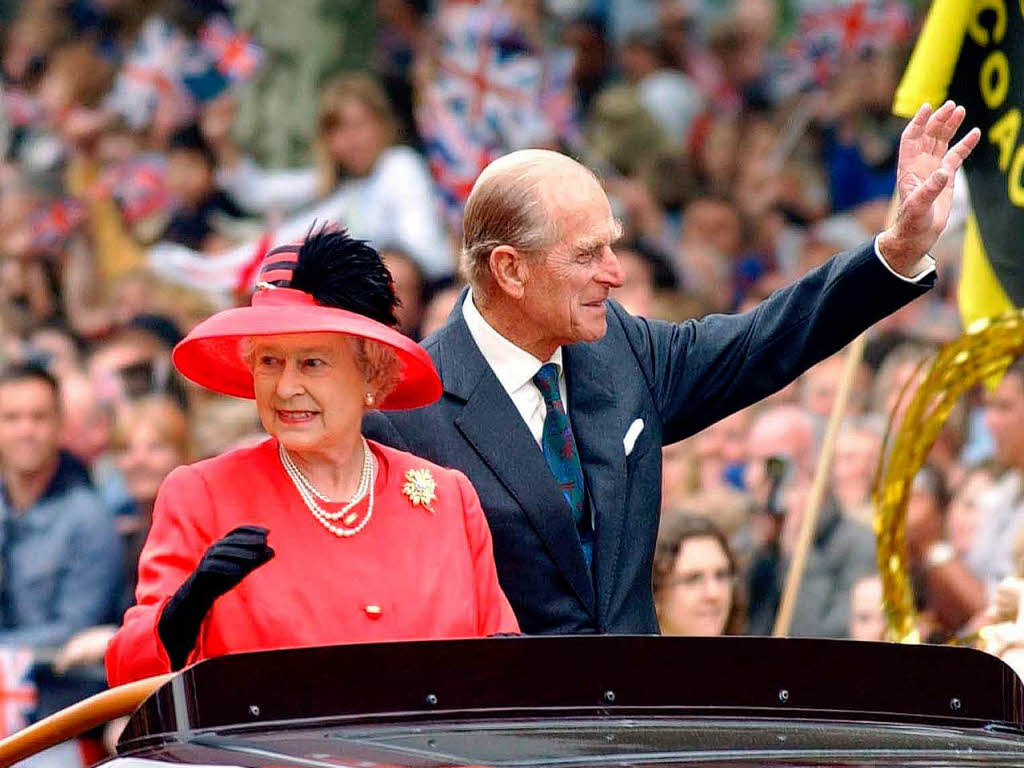 Elizabeth mit ihrem Gatten Prinz Philip