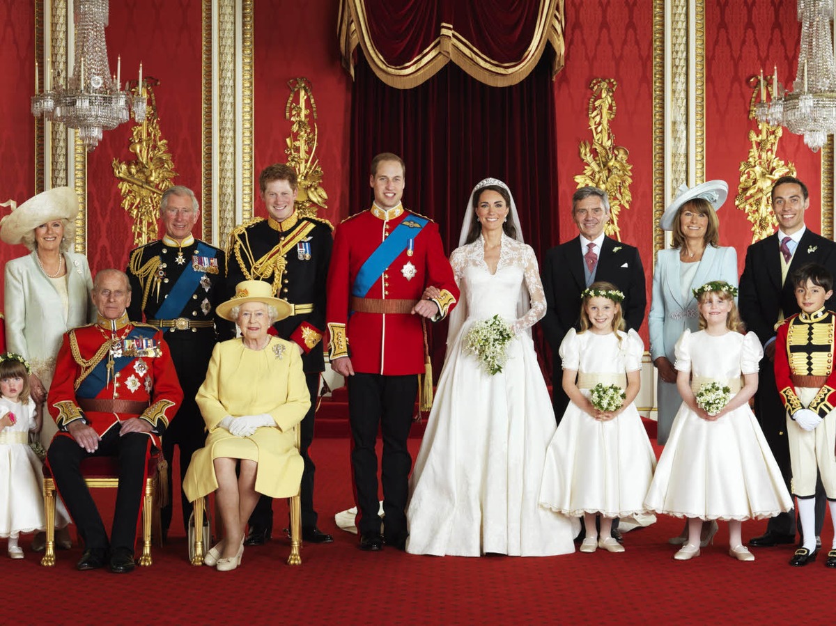 Familienfoto: Die knigliche Hochzeit von William und Kate 2011
