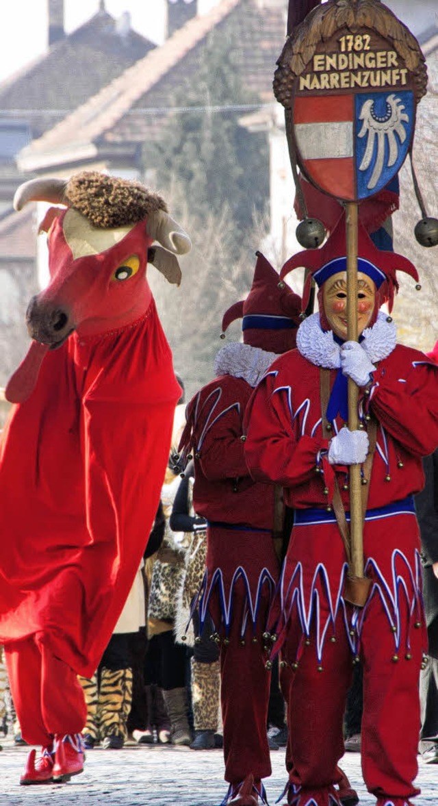 Die  Jokili zhlen zu den bekanntesten Figuren der alemannischen Fasnet.  | Foto: Martin Wendel