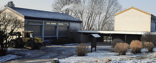 Aus der ehemaligen Schule in Laufen so... Turnhalle soll modernisiert  werden.   | Foto: Volker Mnch