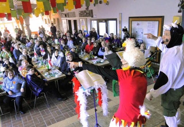 Die &#8222;Mistkratzer&#8220; hatten  bei der Ratssuppe so einiges zu berichten.  | Foto: Michael Bamberger