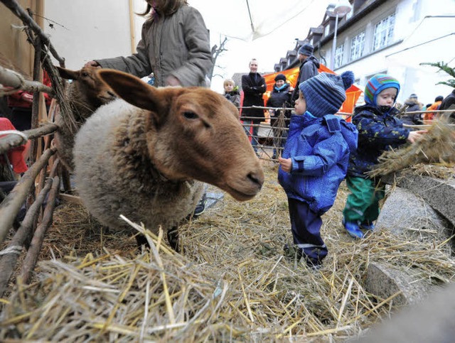 Der Kunzenhof ist auch im Littenweiler... der Hhepunkte beim Weihnachtsmarkt.   | Foto: Eggstein