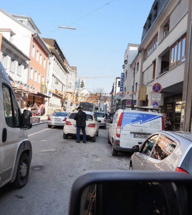 In der Basler Strae zeichnet sich ein...iger Verkehr und mehr Stadtqualitt.    | Foto: Barbara Ruda