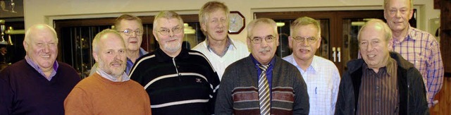 Der  Vorstand des Gesangvereins Rhenus...chmidt, Manfred Zandt, Georg Weidler.   | Foto: cremer