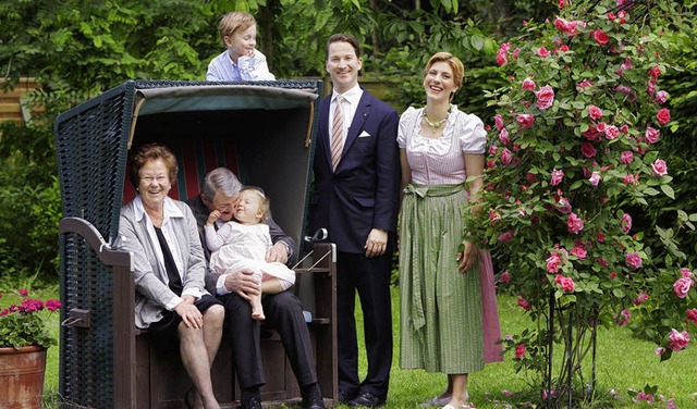 Familie Speck senior und junior: Ina u...arc und Beatrice Speck den Markushof.   | Foto: Heidi Inge Hintereck