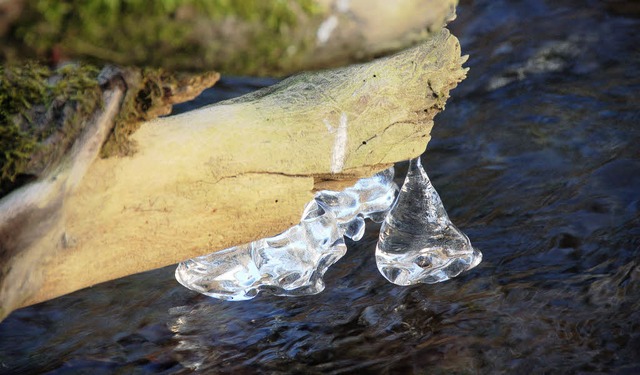 Eisiger Schmuck fr die Wutach.  | Foto: Binner-Schwarz