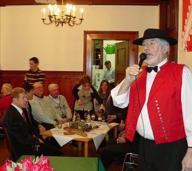 Stimmungskanone Fernand Schultz aus Vill.   | Foto: Kurt Meier