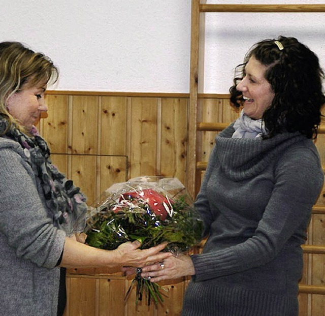 Die Kindergartenleitung in ELzach wech...urtner-Altahus vom Pfarrgemeinderat).   | Foto: Silke Nitz