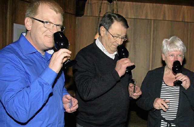 30  verschiedene  Weinaromen sollten  ...m Badischen Winzerkeller erschnuppern.  | Foto: herbert trogus