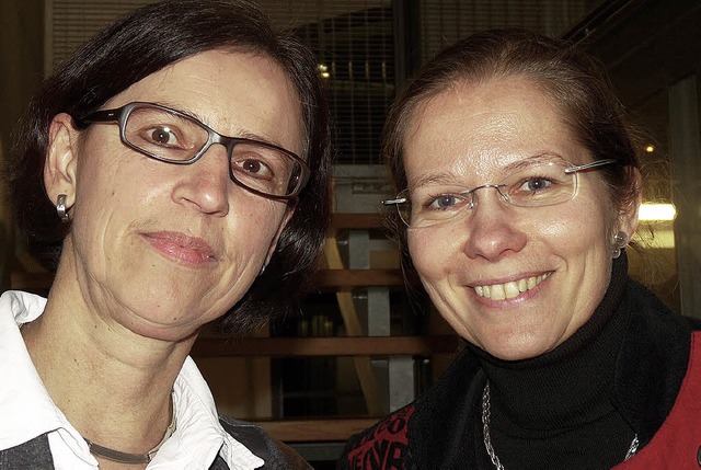 Susanne Daniel (links) und Diana Stcker.  | Foto: Claudia Gabler 