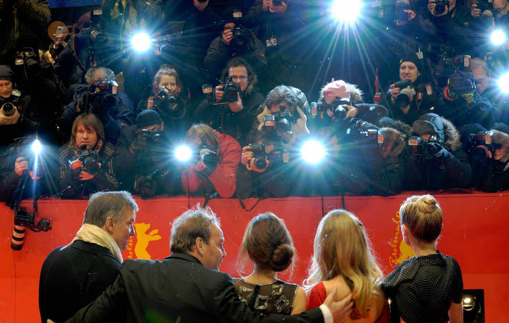 Benoit Jacquot mit Xavier Beauvois, Virginie Ledoyen, Lea Seydoux und Diane Kruger (v. l.) Benoit Jacquot mit Xavier Beauvois, Virginie Ledoyen, Lea Seydoux und Diane Kruger (v. l.)