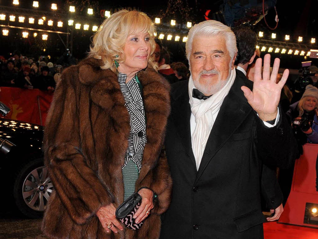 Mario Adorf mit Frau Monique Mario Adorf mit Frau Monique