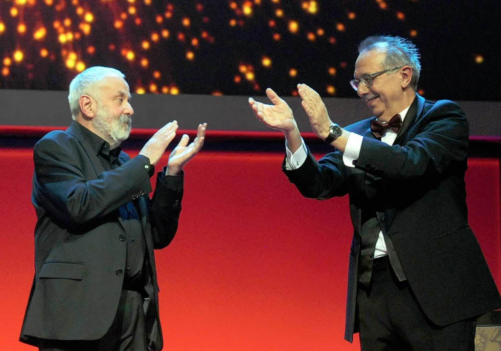Mike Leigh mit Dieter Kosslick Mike Leigh mit Dieter Kosslick