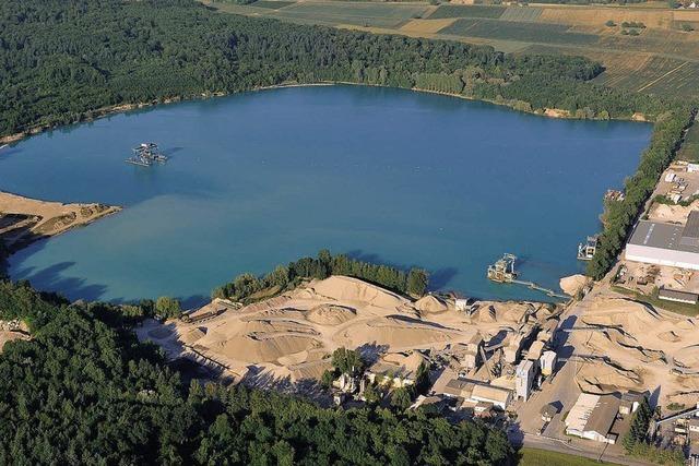 Rimsinger Baggersee: 200 Meter Sandstrand fr Badegste