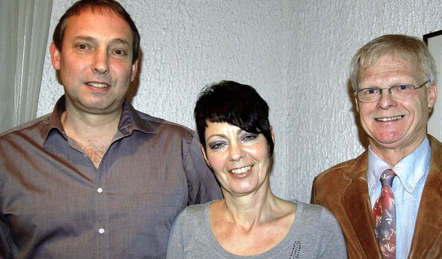 Neuer Vorsitzender des LCM Rheinfelden...n des Spitze des Vereins (von links).   | Foto: Petra Wunderle