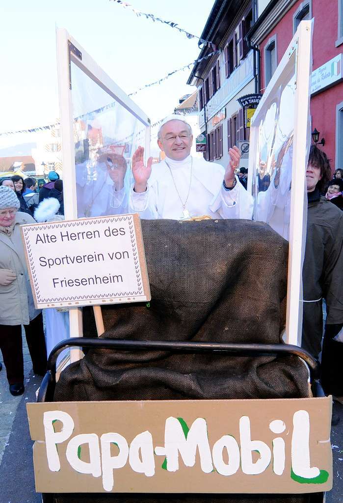 Der Umzug in Friesenheim.