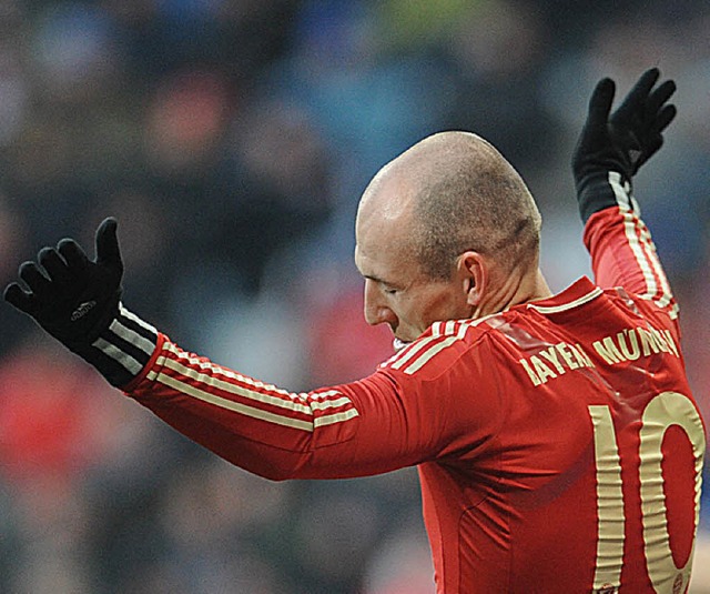 Ja was jetzt? Arjen Robben  | Foto: dpa