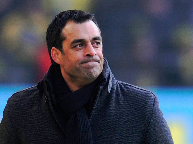 Und jetzt kommt Barcelona: Trainer Robin Dutt   | Foto: dapd