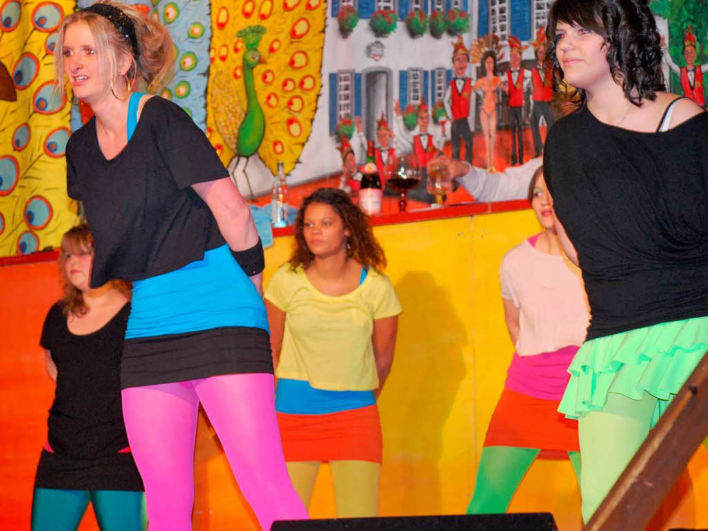 Die Nachtschwärmer zeigten ihre „Late Night Aerobic“. Die Nachtschwärmer zeigten ihre „Late Night Aerobic“.