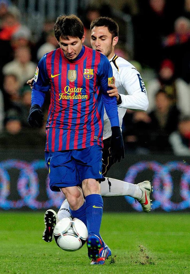 Kam mit 13 Jahren zu Bara: Weltfuballer Lionel Messi    | Foto: afp (2), dapd