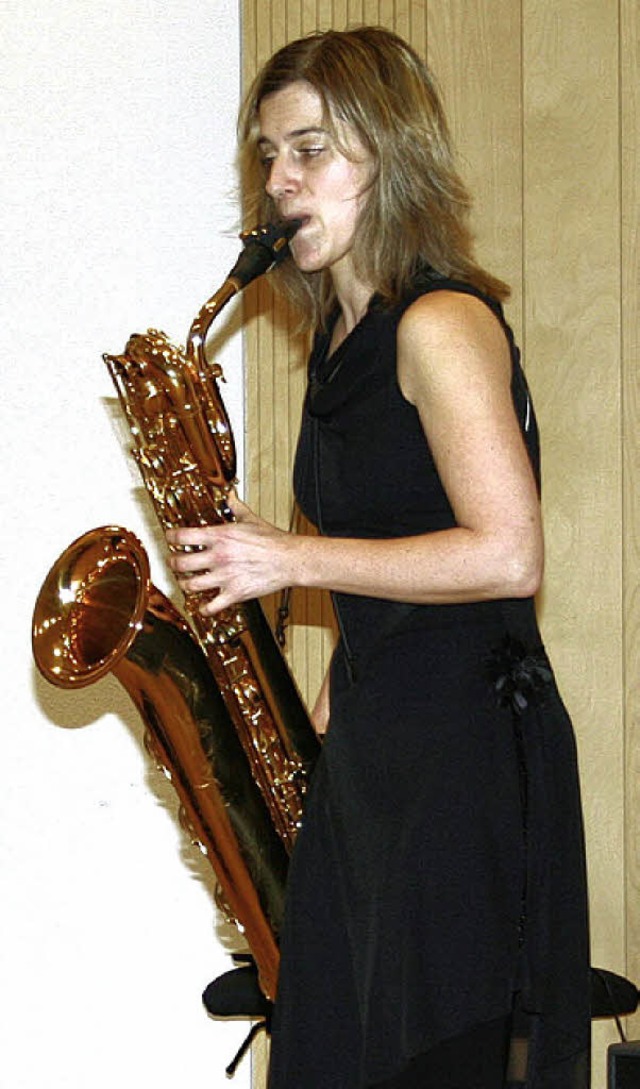 Mit dem Saxofon auf den Spuren des Tango  | Foto: Martina Faller