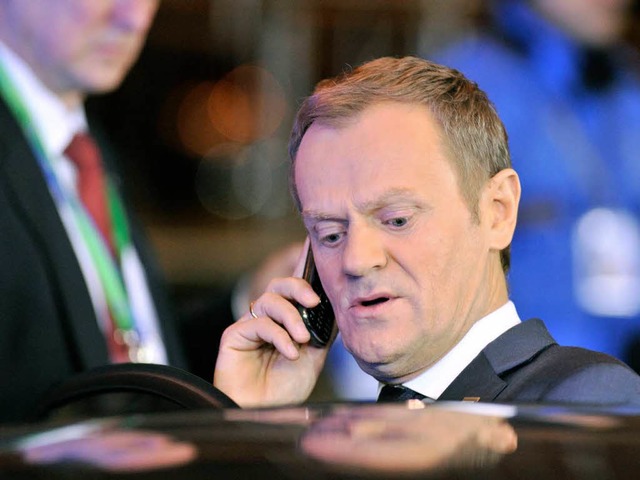 Ministerprsident in der Kritik:  Donald Tusk.  | Foto: AFP