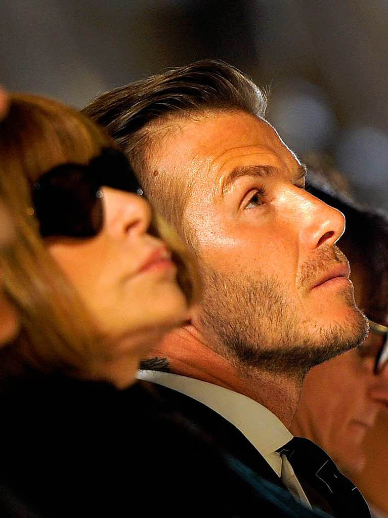 Vogue-Chefin Anna Wintour und David Beckham sahen<ppp></ppp>