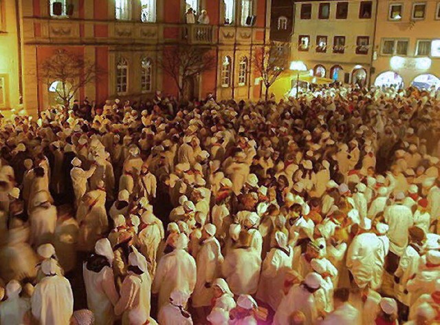 So sieht&#8217;s in Waldkirch am Schmutzige Dunschdig aus.   | Foto: S. Timm