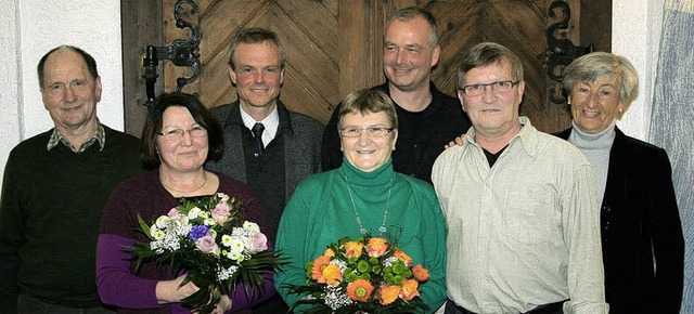 Zusammen waren sie 50 Jahre beschftig...iden Firmeninhabern und Ehepartnern.    | Foto: Karin Heiss