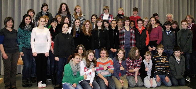 Besuch von ihrer Partnerschule aus Bro.... Klassen am Theodor-Heuss-Gymnasium.   | Foto: Marlies Jung-Knoblich