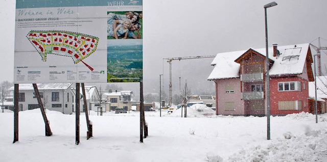 Ein Haus nach dem anderen wchst im Ba...n an den nchsten Bauabschnitt denkt.   | Foto: Jrn Kerckhoff