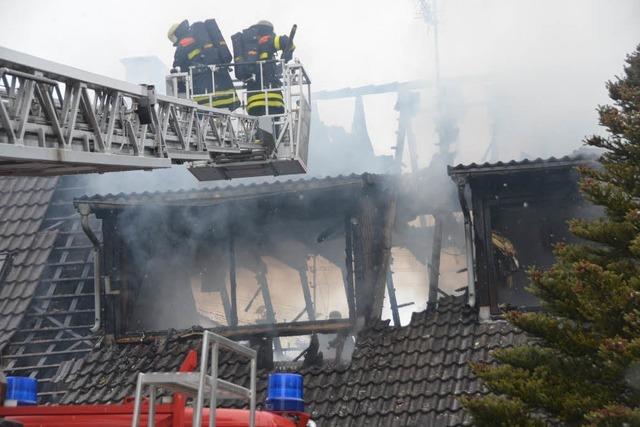 Brand in Windenreute: Auslser bleibt unklar