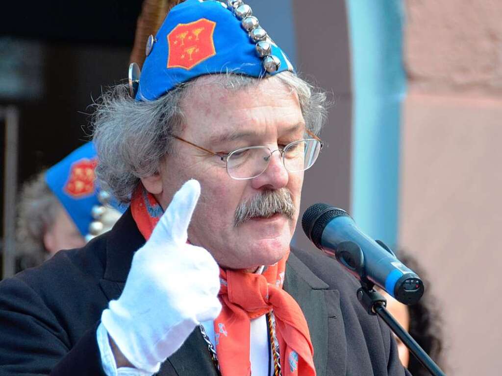 Erffnung der Fasnacht in Staufen 2012 durch die Schelmenzunft