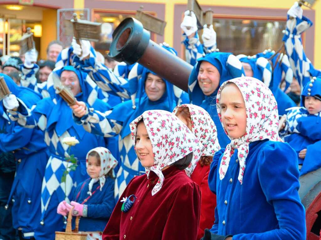 Erffnung der Fasnacht in Staufen 2012 durch die Schelmenzunft