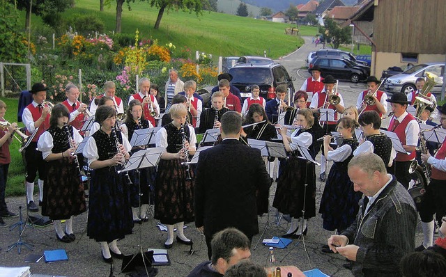Soll auch dieses Jahr stattfinden:  Tr...beim Kurkonzert im Ortsteil Knaberg.   | Foto: Gerhard Wiezel